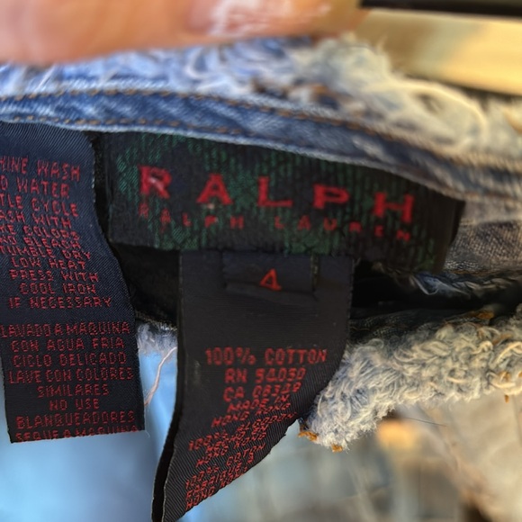 Ralph Lauren Patchwork Jeans Rare Size 4 - Picture 5 of 14